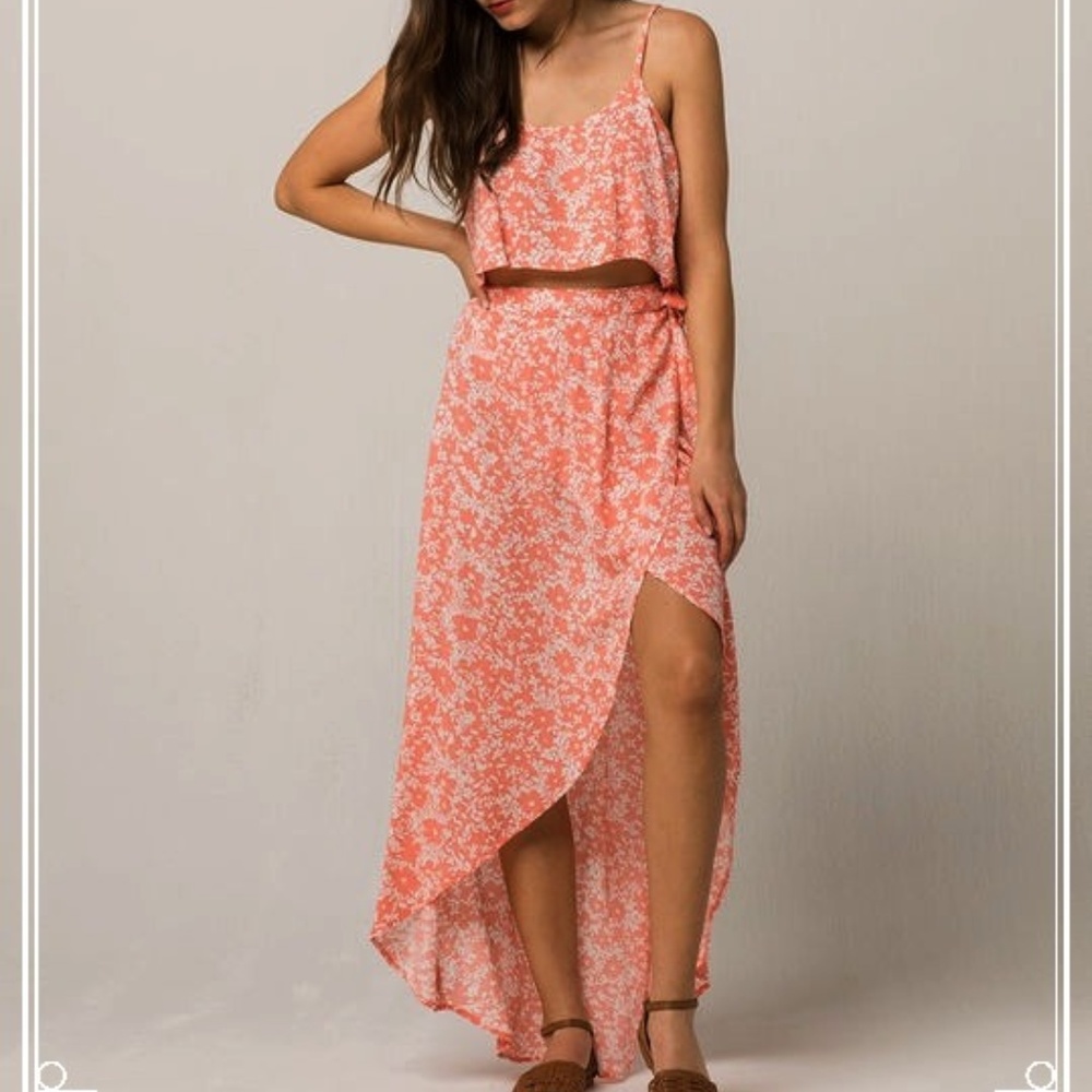 Floral Swing Tank And Maxi Skirt